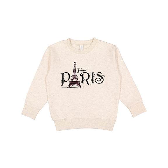 Inktastic J'aime Paris Toddler Sweatshirt