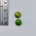 thumbnail image 5 of Gaspeite High Grade 7mm Rondelle | 7mm | Green Brown | 2 Beads, 5 of 12