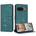 thumbnail image 2 of Wallet Case for Google Pixel 9 / 9 Pro,Women Flip Magnetic Folio PU Leather Protective Case Wrist Strap Card Slots Holder Purse Emboss Cute Puppy Stand Case for Google Pixel 9 / 9 Pro,Darkgreen, 2 of 9