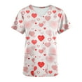 thumbnail image 4 of Otvok Fashion Woman Long Sleeve V-Neck Print Blouse Causal Pullover Pockets Tops, 4 of 6
