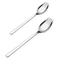 thumbnail image 1 of unbranded 2Ud Cucharas Tenedor Para Ensalada De Acero Inoxidable Prácticas Para Hogar Y Eventos, 1 of 8