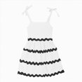 thumbnail image 4 of NIEWTR Robe Douce Sans Manches pour Fillettes, Imprimé Fruits, Robe d'Été pour Vacances (Blanc, 7-8 Ans), 4 of 5