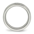 thumbnail image 2 of Chisel Stainless Steel Brushed and Polished Braided 7mm Band, 2 of 7