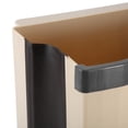 thumbnail image 4 of BIMZUC Wall Mounted Folding Waste Bin Kitchen Cabinet Door Hanging Trash Garbage Can Container, Space Saving Collapsible 9L / 2.3 Gal Capacity Design For Home Bedroom Bathroom, 11.8 inches / 30 cm, 4 of 9