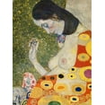 thumbnail image 2 of Klimt, Gustav 25x32 Black Ornate Wood Framed with Double Matting Museum Art Print Titled - Hope II (detail) 1908, 2 of 4