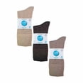 thumbnail image 2 of IOMI - 6 Pack Mens Diabetic Bamboo Socks | Extra Wide Seamless Loose Non Elastic Socks, 2 of 2