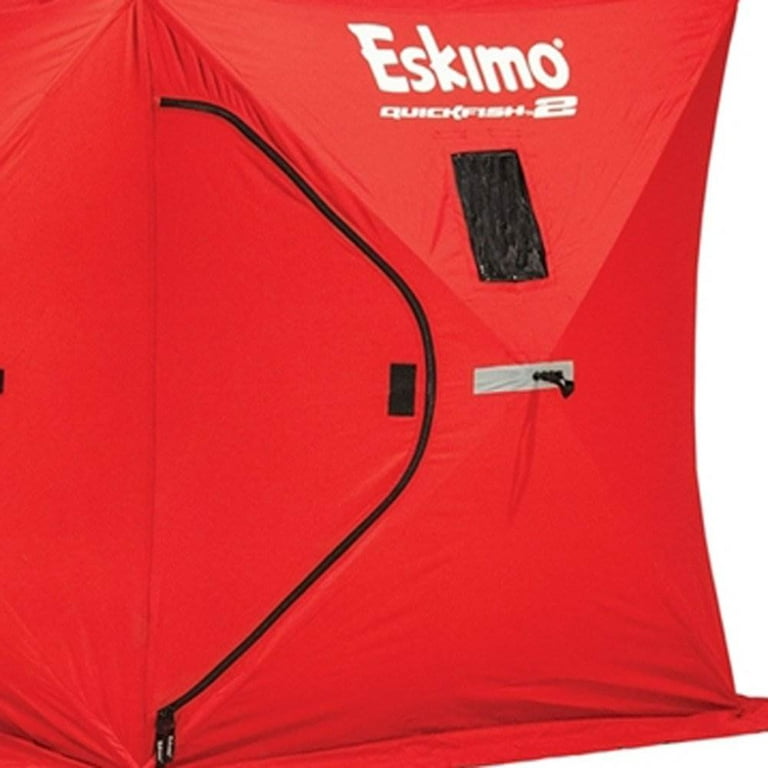 Eskimo Quickfish 2 Person Portable Pop Up Ice Fishing Tent House