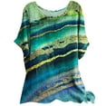 thumbnail image 4 of Birdeem T-Shirt Décontracté Mode Femme Col Rond Manches Courtes Ample, 4 of 6