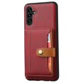 thumbnail image 1 of Funda de piel sintética y TPU con ranuras para tarjetas para Samsung Galaxy A35 5G, color verde, rojo y multicolor, 1 of 5