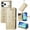 Gold, variant on for iPhone 17 Pro Cartoon Cute Wallet Case, Cat Dog Style Flip with ID Card Holder Premium PU Leather Cases with Wrist Strap, Magnetic Closure Folio Kickstand Cover, Blue