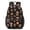 Mushroom and Moon, variant on Mushroom and Moon Black Pattern 17" School Backpacks for Teens,Waterproof Oxford Fabric,S-Shape Padded Straps for School,Travel,Hiking,Camping