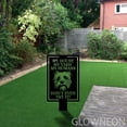 thumbnail image 4 of Glowneon Biewer Terrier Dog Metal Sign, Warning Dog Metal Yard Stake, 4 of 5