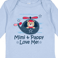 thumbnail image 4 of Inktastic Mimi and Pappy Love Me Baby Boy Boys Long Sleeve Baby Bodysuit, 4 of 5