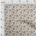 thumbnail image 2 of oneOone Cotton Cambric White Fabric Floral Dress Material Fabric Print Fabric By The Yard 42 Inch Wide, 2 of 4