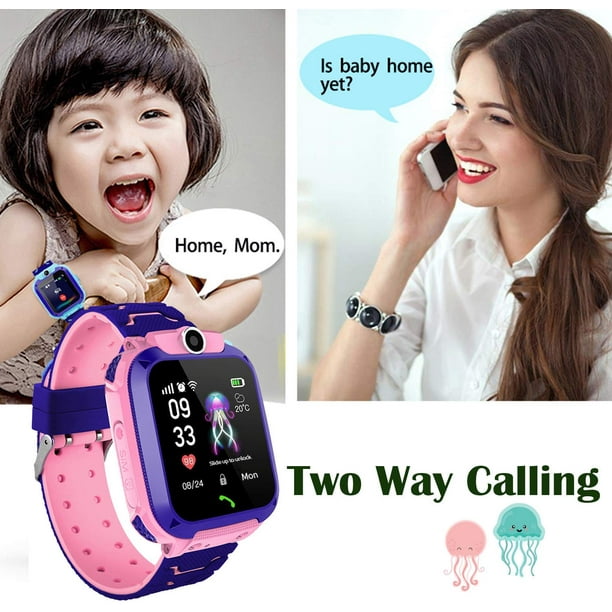 Acheter Silicone enfants Smartwatch enfants Sport Fitness montre pour  garçons filles étanche moniteur de fréquence cardiaque horloge intelligente enfant  montre intelligente