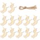thumbnail image 3 of Halloween Party Hanging Ornament Wooden Witch Slices for DIY 40Pcs, 3 of 5