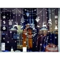 thumbnail image 1 of Window Snowflake Wreaths Christmas Window Decals Decorations Stickers,Christmas Holiday Snowflake Window Clings Stickers., 1 of 4