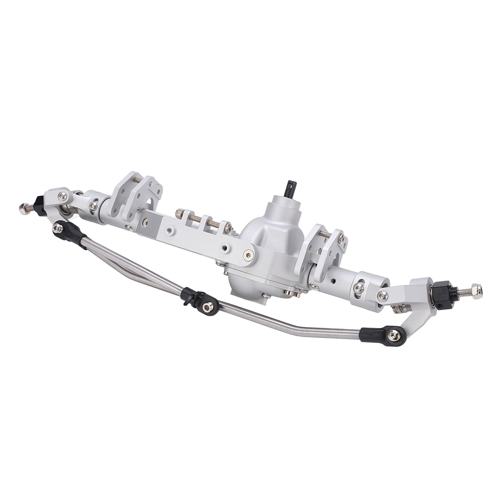 SUNGOOYUE RC Portal Axle Front Axle Upgrade Kit | CNC Aluminum For Axial Wraith 1/10 RR10 90048 90053 | Silver