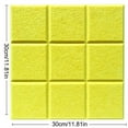 thumbnail image 2 of Felt Board Tile Decorative Square Bulletin Board Notice Tile Pin Board Decor, 2 of 10