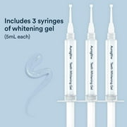 Auraglow Teeth Whitening Gel Syringe Refill Pack, 35% Carbamide Peroxide, 30 Whitening Treatments, (3) 5mL Whitening Gel Syringes