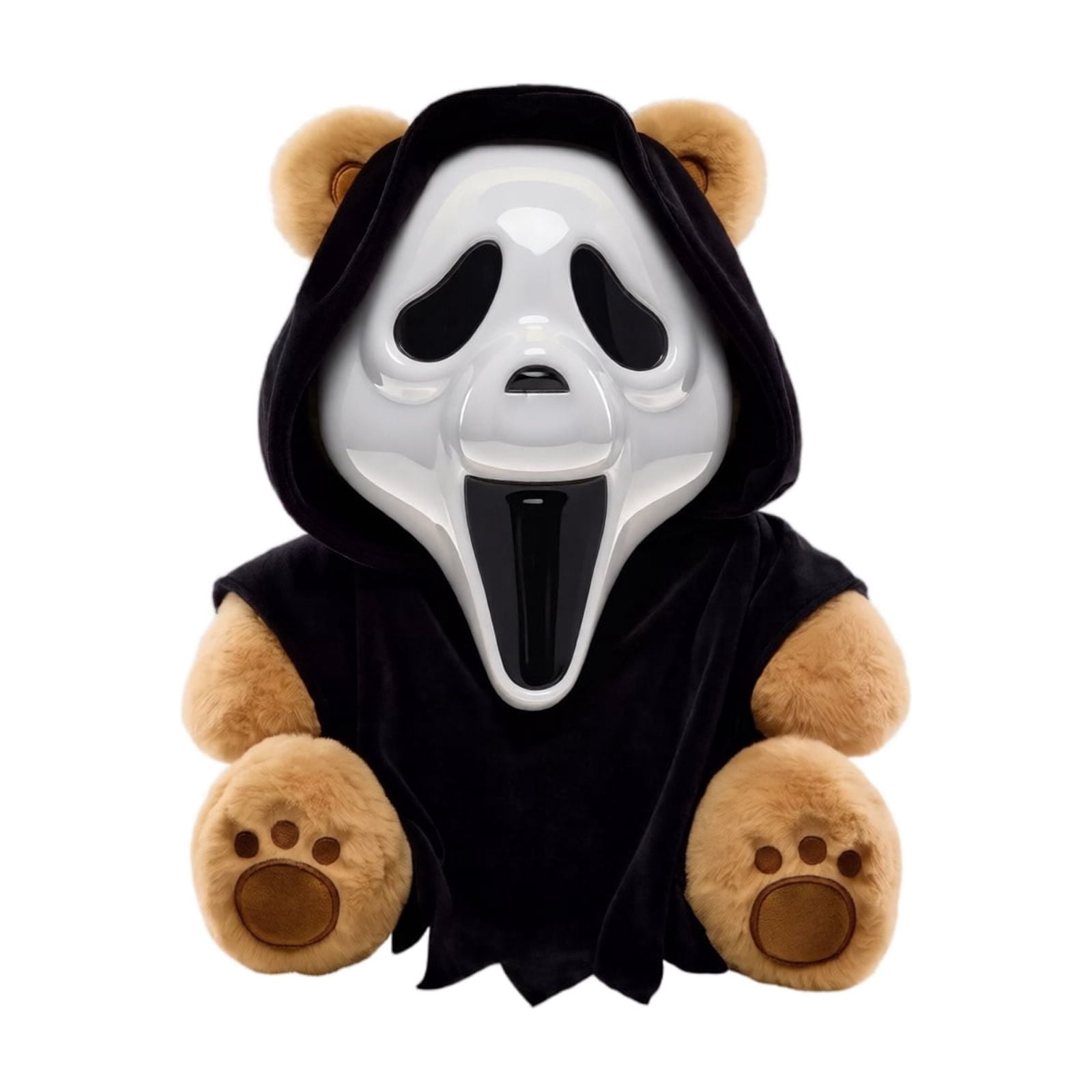 Ghost Face Bear Terrors Plush, Spirit Halloween's Terrors Turn Horror's Biggest Killers Into Cuddly Collectibles