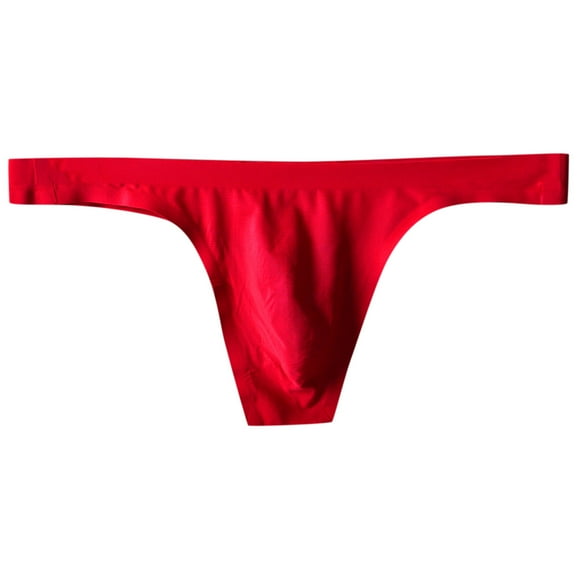 Ketyyh-chn99 Men's Underwear Bikini Briefs Men Fashion Underpants Solid Briefs Underwear Pants Panties for XL,Red
