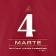 thumbnail image 5 of Men's Fanatics Ketel Marte Red Arizona Diamondbacks 2023 World Series Name & Number T-Shirt, 5 of 5
