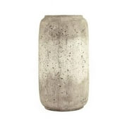 Zentique Terracotta  Vase with Distressed  Gray Wash