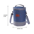 thumbnail image 2 of JingChun Lunch Bag Lunch Box, Reusable Insulated Lunch Tote Bag, Keep Warm and Fresh, Leakproof Lunch Tote Large Capacity, Cooler Bag Lunch Container for Work/office/Picnic/Travel, 2 of 3