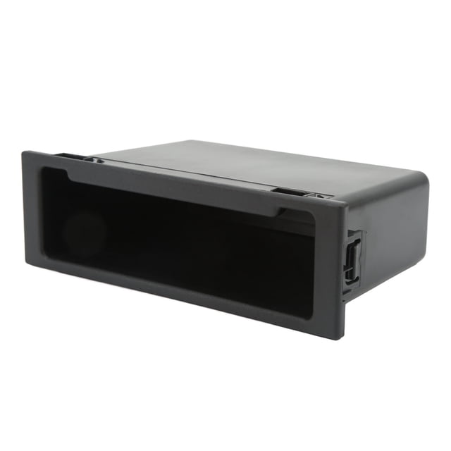 Caja De Almacenamiento De Radio Estéreo Para Autos, Espacio De Almacenamiento Grande Para Múltiples Aplicaciones, Bolsillo De Radio De Tablero Negro Para Actualización