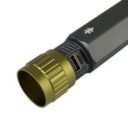 Swiss Tech 10,000 Lumen Rechargeable LED Flashlight with Power Bank, Waterproof Camping Flashlight