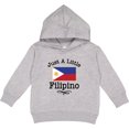 thumbnail image 2 of Inktastic Just a Little Filipino Toddler Hoodie, 2 of 4
