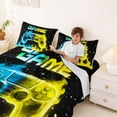 thumbnail image 3 of Erosebridal Teens Boys Video Game Bed Sheets,Kids Game Controller King Sheets For Console Lover 4-Piece, 3 of 6