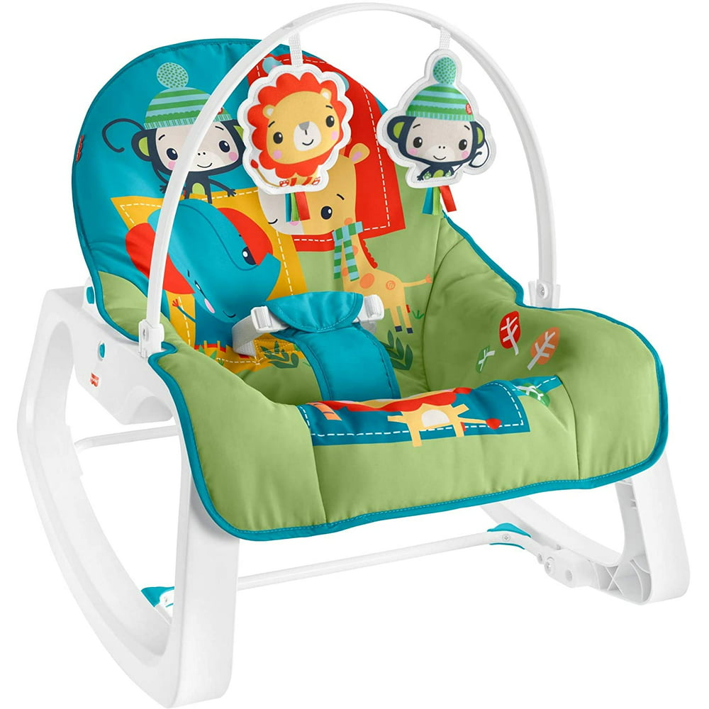 Fisher-Price Infant-to-Toddler Rocker - Colorful Jungle, Baby Rocking