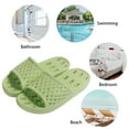 thumbnail image 6 of NeedBo Womens Mens Shower Shoes Non Slip Quick Drying House Sandal Slippers Indoor Home Bedroom Pool Spa Guest College Dorm, Green Size 7, 6 of 6