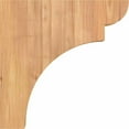 thumbnail image 3 of 3 1/2"W x 12"D x 12"H Yorktown Smooth Corbel, Western Red Cedar, 3 of 9