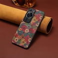 thumbnail image 4 of For Huawei P60 / P60 Pro Flower Case PU Leather Protective Back Cover - Spring / Green, 4 of 4