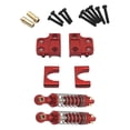 thumbnail image 2 of Juego de amortiguadores traseros Hugo rojo para coche RC, 2 of 9