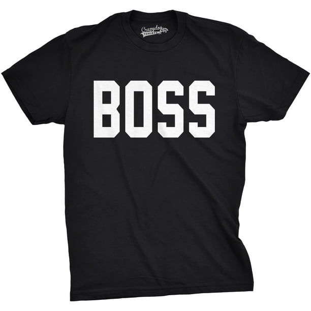 Emigrere Hylde Leopard Mens Boss Shirt Funny T shirts for Dads Hilarious Matching Tees for Family  T shirt (Black) - 5XL Graphic Tees - Walmart.com