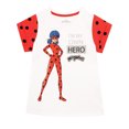 thumbnail image 1 of Miraculous Girls My Own Hero Short Sleeve T-Shirt Sizes 4-12, 1 of 2