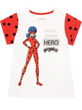 Miraculous Ladybug Girls' Short Sleeve Play Dress, 2-Pack, Sizes 4-14