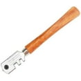 thumbnail image 4 of 2PC Glass Knife with 6 Interchangeable Carbide Cutting Wheels Craft Cutting Kit Tool with Wooden Handle Ideal for Cutting and Scoring Glass Bottles, Mirrors, Window Glass, Shelves, 4 of 8