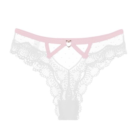 

Mortilo Cotton Thongs For Women Lace Panties Low Rise Lightweight Briefs Gifts For Wife White L
