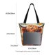 thumbnail image 3 of Balery Countryside Colorful Floral Cow Bolsa de Hombro con Diseño, Bolsa Grande y Duradera, Bolsa Versátil para Compras, 3 of 6