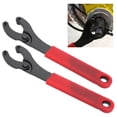 thumbnail image 4 of Octpeak Axle Wrench,2Pcs Mountain Bike Fixed Gear Bottom Bracket Tool Flywheel Locking Ring Character Wrench, 4 of 8