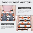thumbnail image 6 of Fall Pumpkins Pattern Apron-Garden Aprons for Women with Pockets-Cotton Linen Waterproof Kitchen Cooking Gardening Aprons Adjustable for Kitchen,Cooking,BBQ and Salon 33"x27", 6 of 7