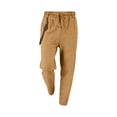 thumbnail image 5 of Men's Cotton Linen Casual Pants Drawstring Elastic Waist Button Trousers Lightweight Straight Leg Slacks with Color Chain for Daily Wear, 5 of 6