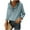 Light Blue, variant on Karight Womens Sweaters Fall Winter Clothes Long Sleeve Button Down Ruffle Crew Neck Casual Knitted Pullover Tops