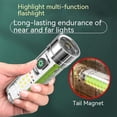 thumbnail image 5 of Mini Keychain Flashlight Type-c Fast Charging Strong Magnetic Warning Light For Outdoor Hiking Camping 520C, 5 of 5