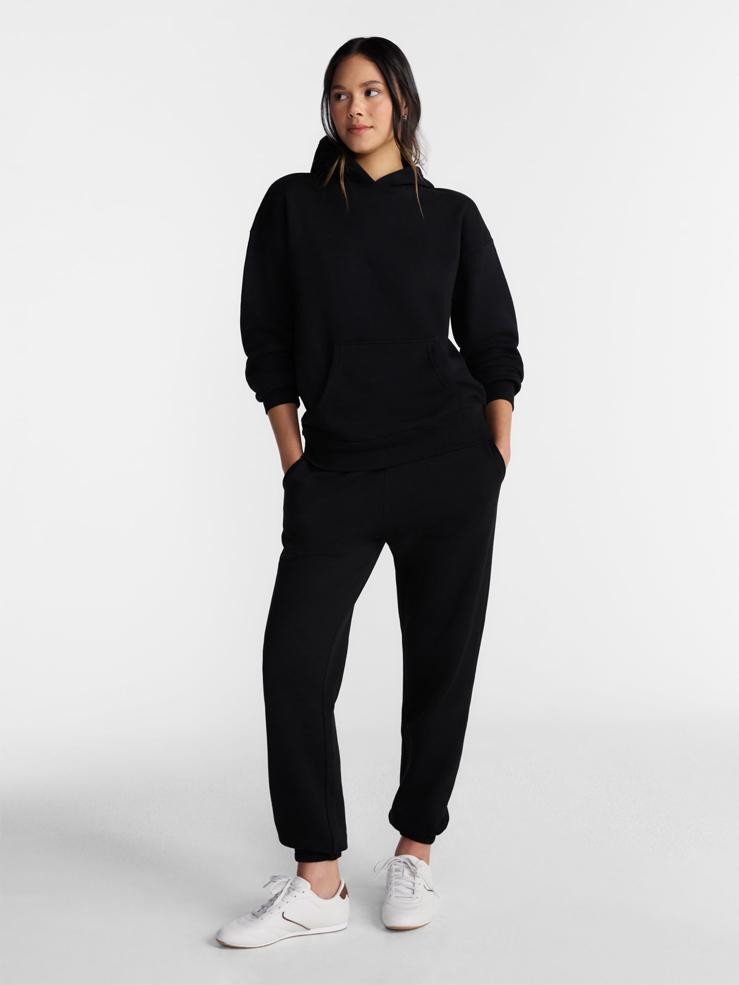 No Boundaries Graphic Fleece Hoodie, Women's XXS-XXL